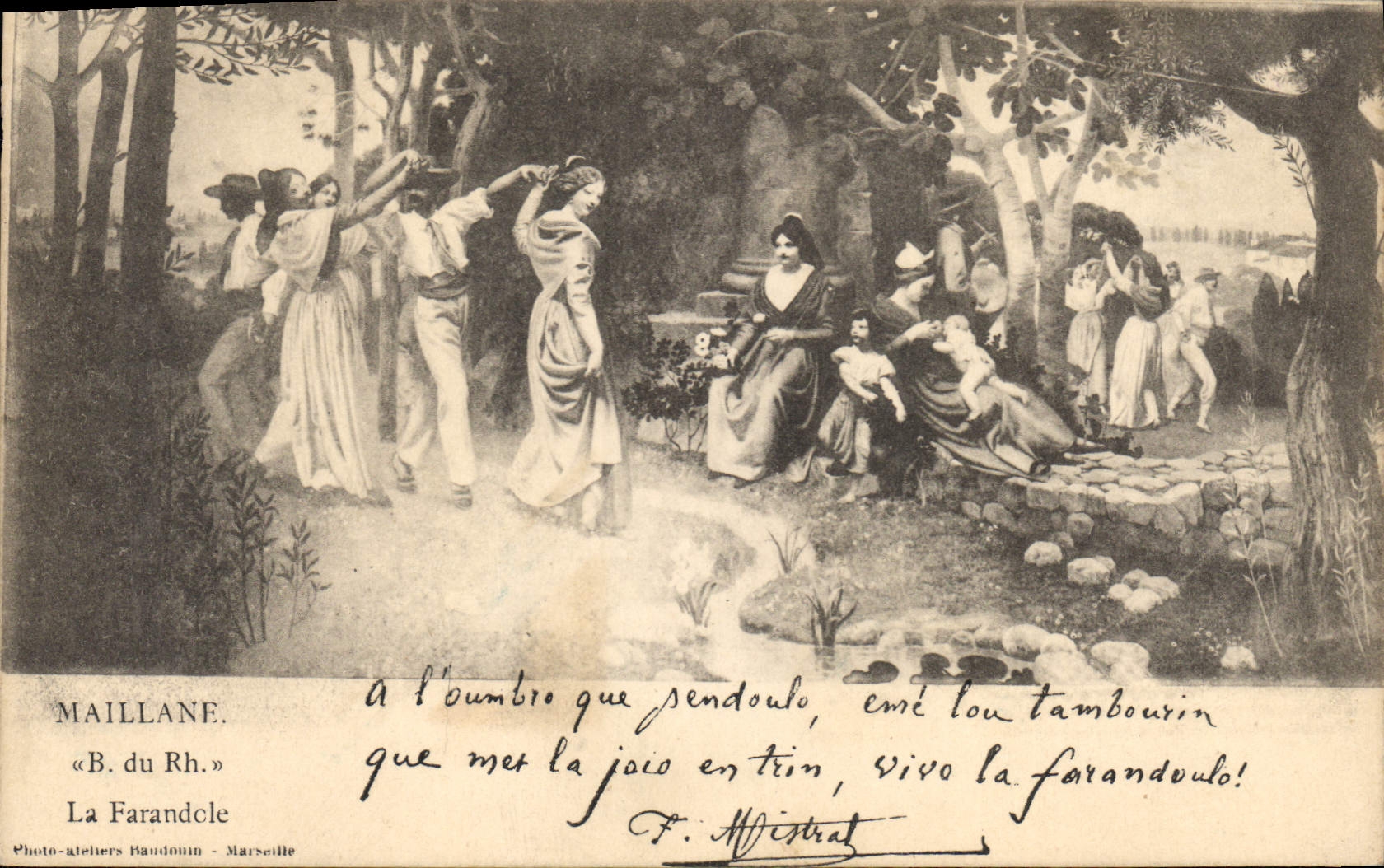 La Farandole — Maillane — Photo-ateliers Baudouin - Marseille