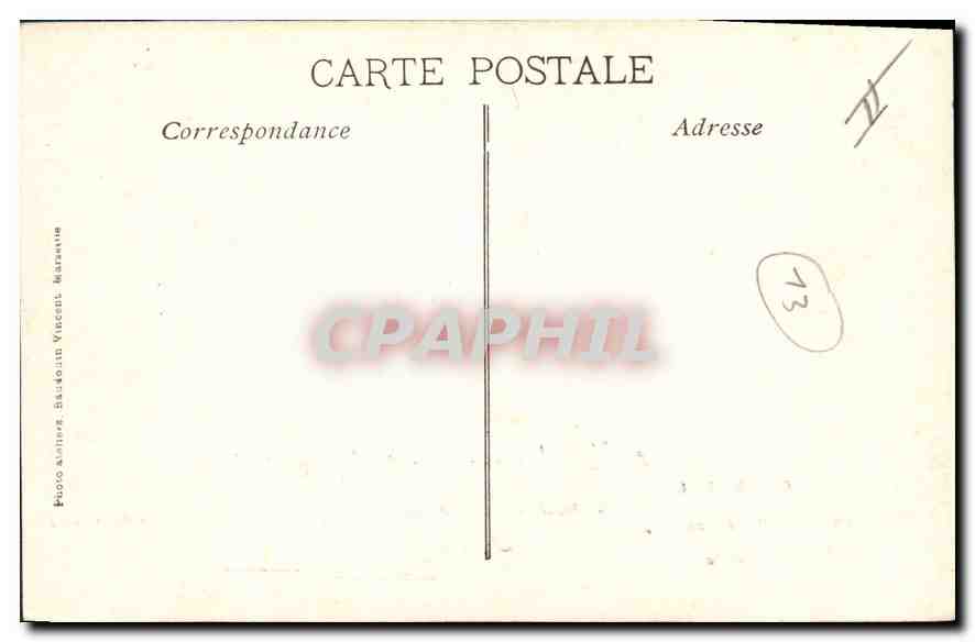 Die Farandole — In der Provence — Photo Alinier, Blackout Vincent, Marseille, n°29 — Rückseite