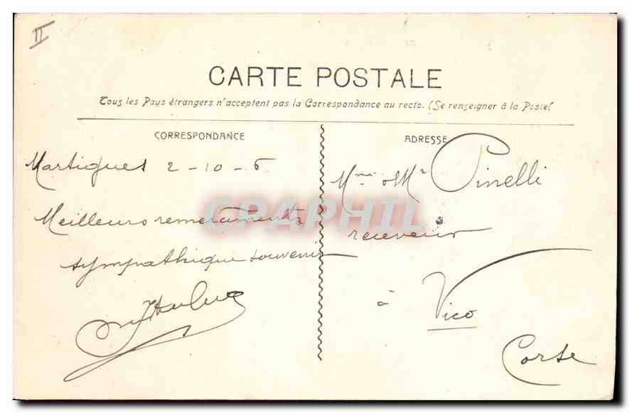 Martigues - Effet de Nuit sur l'étang de Caronte — G. de Poot, Marseille, n°243 — Verso