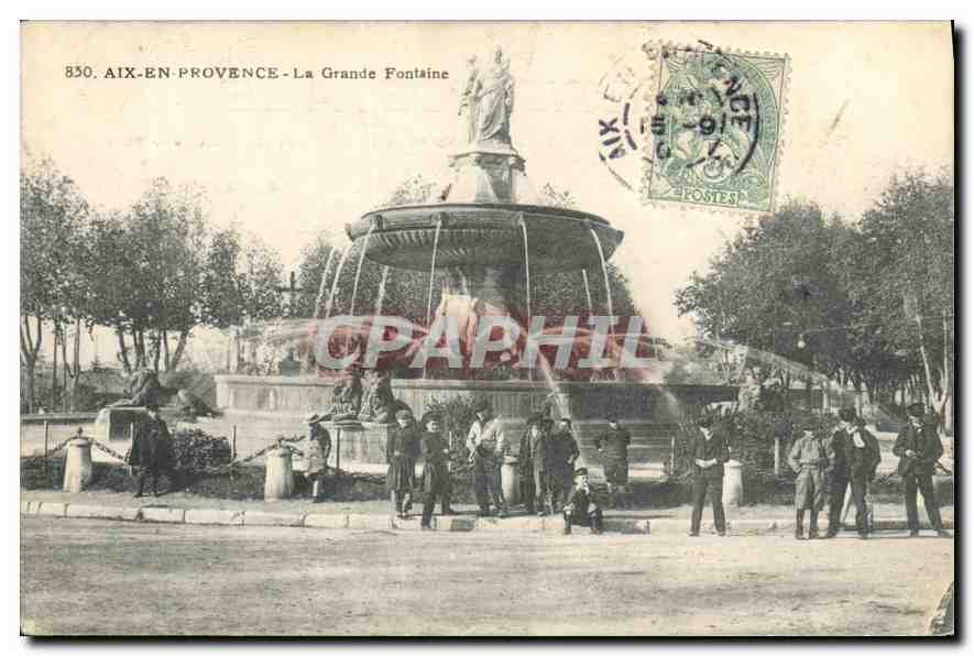 Aix-en-Provence — Die Grande Fontaine — Verlag: Aix-en-Provence, Nr. 830