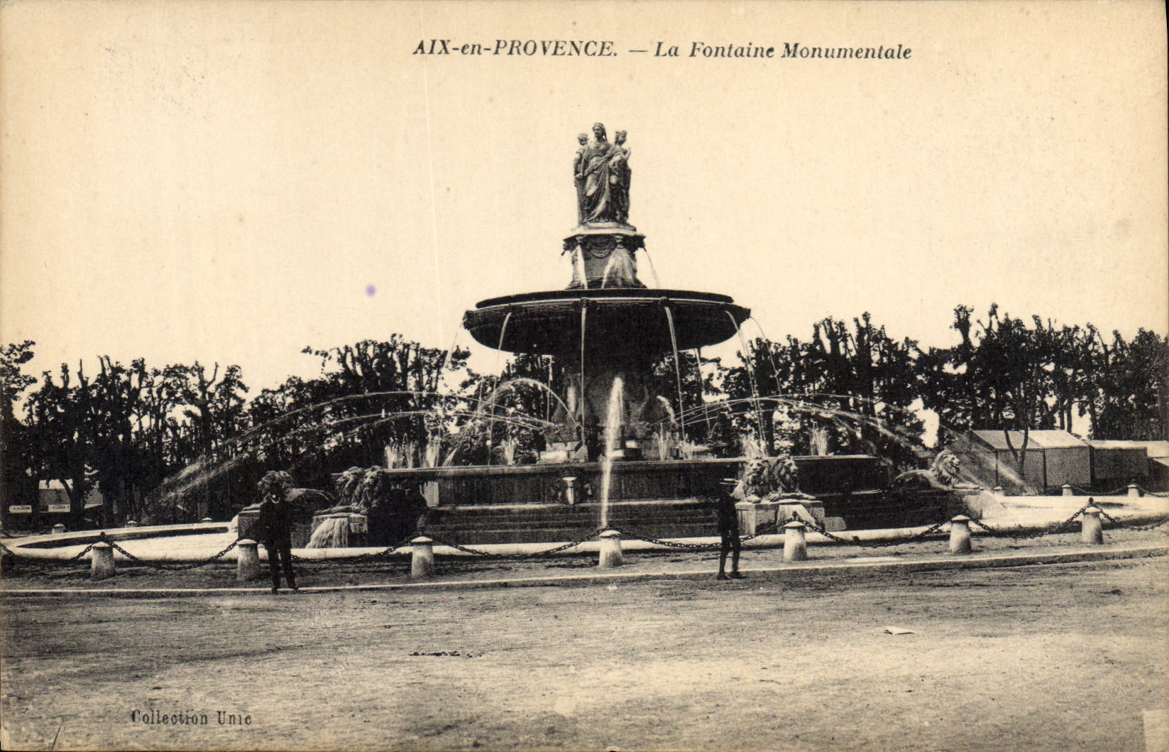 AIX-en-PROVENCE — La Fontaine Monumentale — Collection Unie