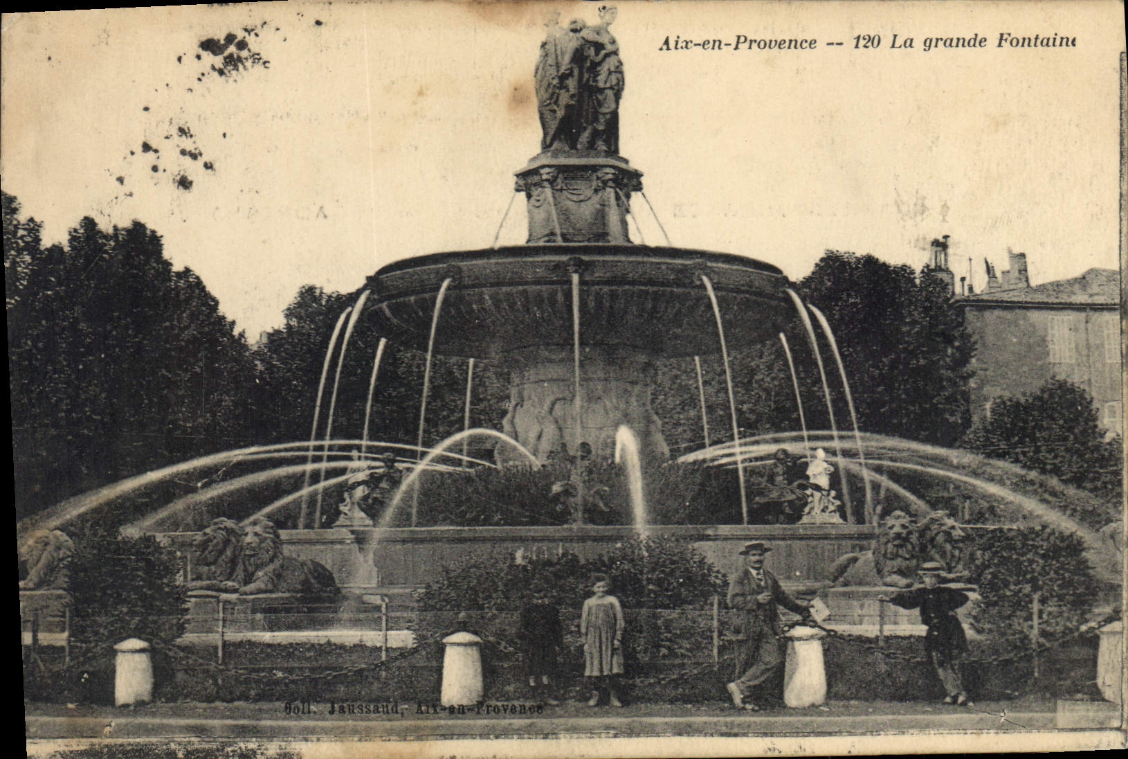 Aix-en-Provence — La grande Fontaine — Goll Jaussaud, n°120