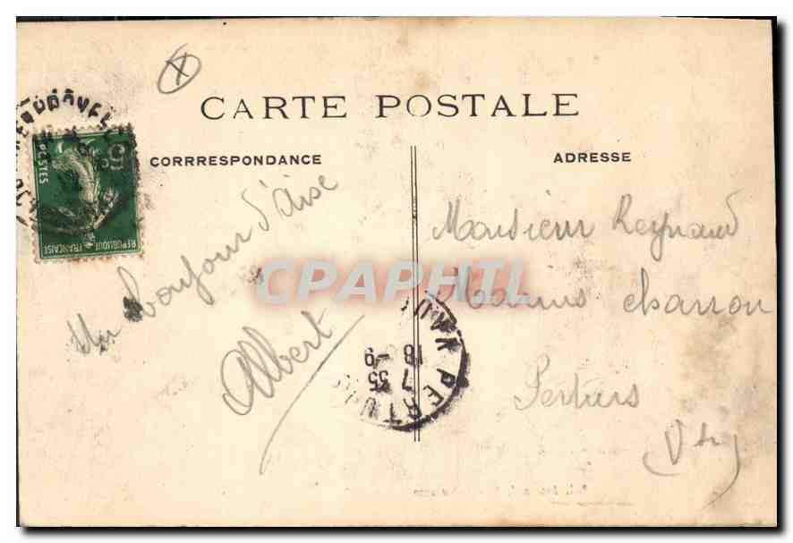 Aix-en-Provence — La grande Fontaine — Goll Jaussaud, n°120 — Verso