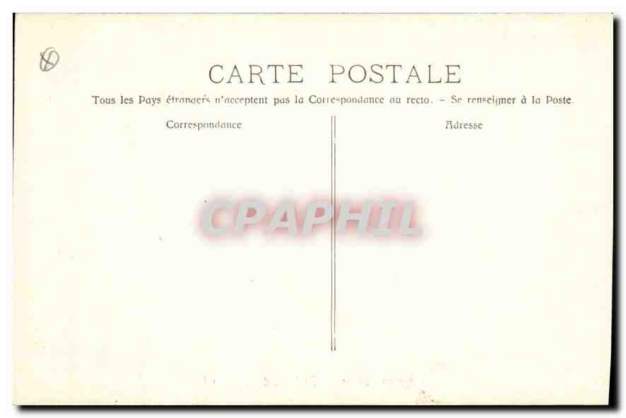 CPA Aix en Provence Fontaine de la Rotonde  — Rückseite