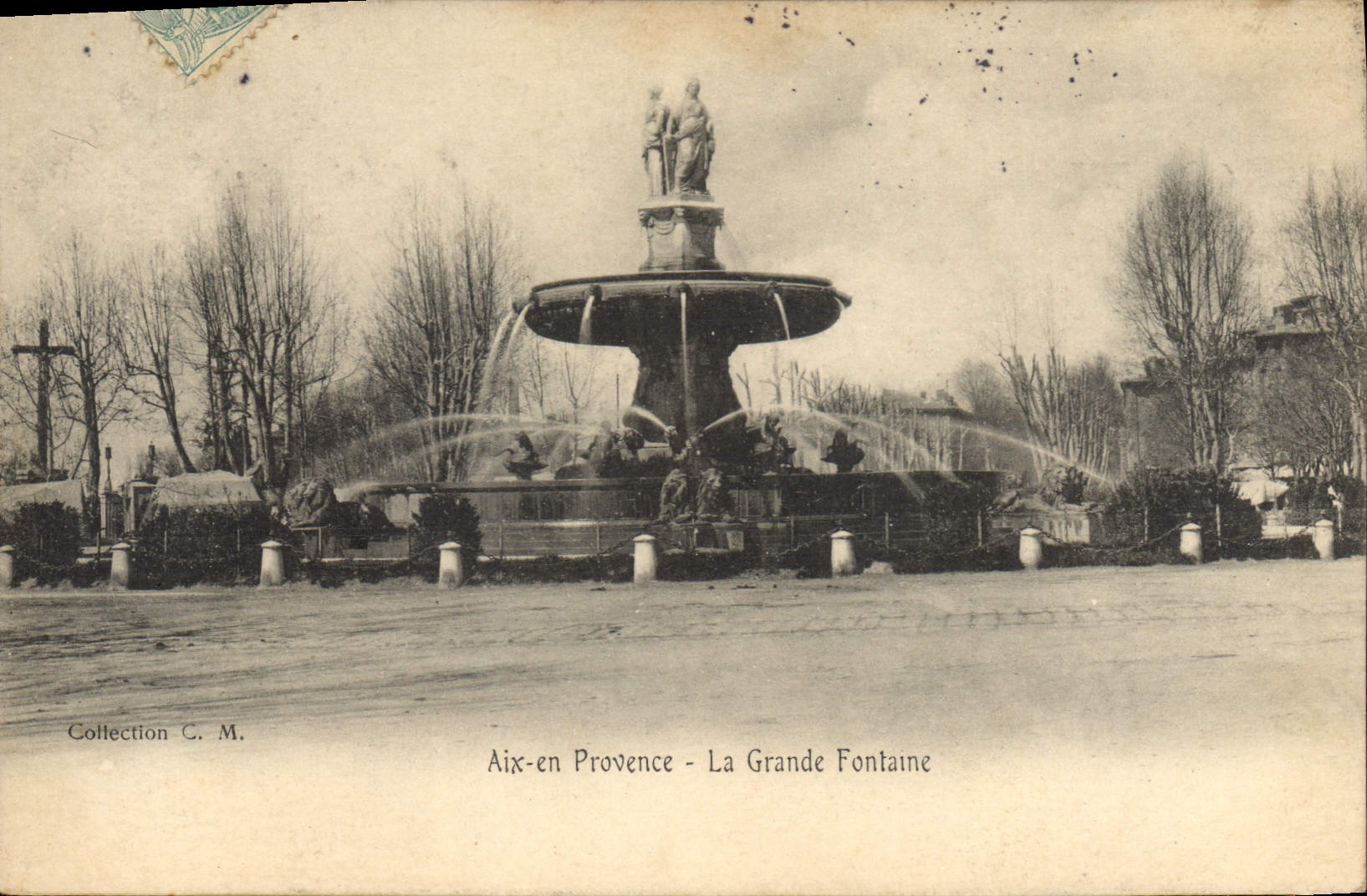 Aix-en-Provence - The Great Fountain — Collection C. M.