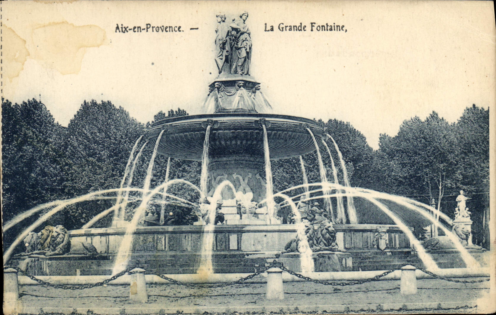 Aix-en-Provence — Die Grande Fontaine, Verleger Aix-en-Provence