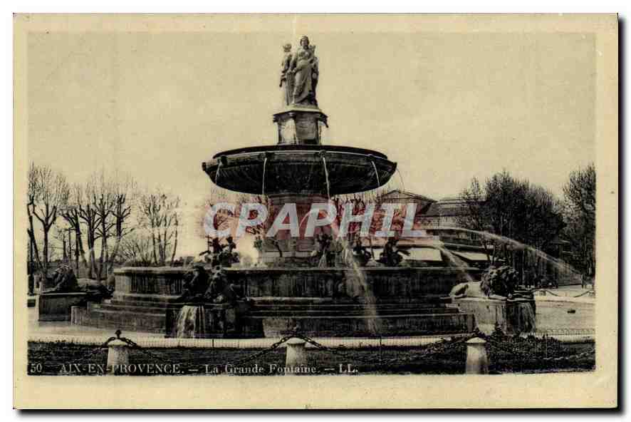 CPA Aix en Provence La Grande Fontaine 