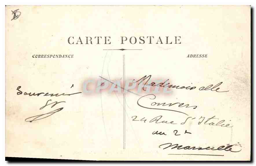 AIX-en-PROVENCE — Fontaine de la Rotonde — éditeur non identifié — Verso