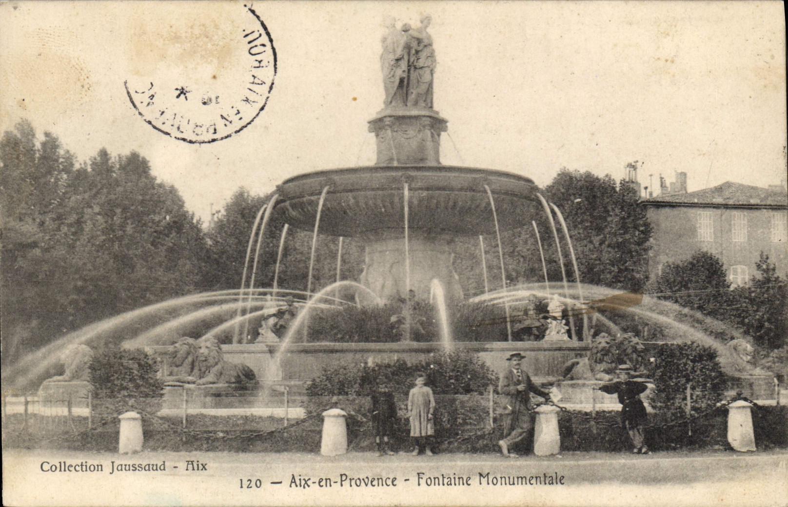 Aix-en-Provence — Monumentale Fontäne — Sammlung Jaussaud - N°120