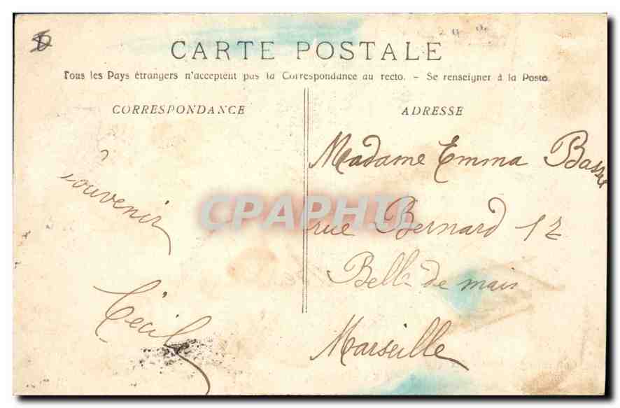 Aix-en-Provence — Monumentale Fontäne — Sammlung Jaussaud - N°120 — Rückseite