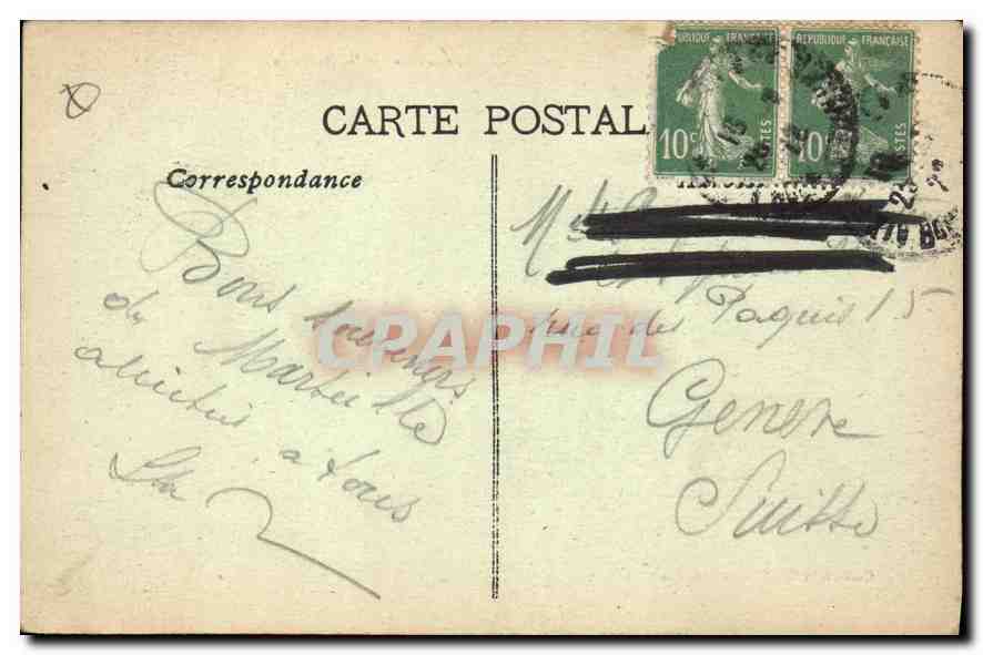 AIX-en-PROVENCE — Fontaine de la Rotonde — Collection C. Martinei — Rückseite