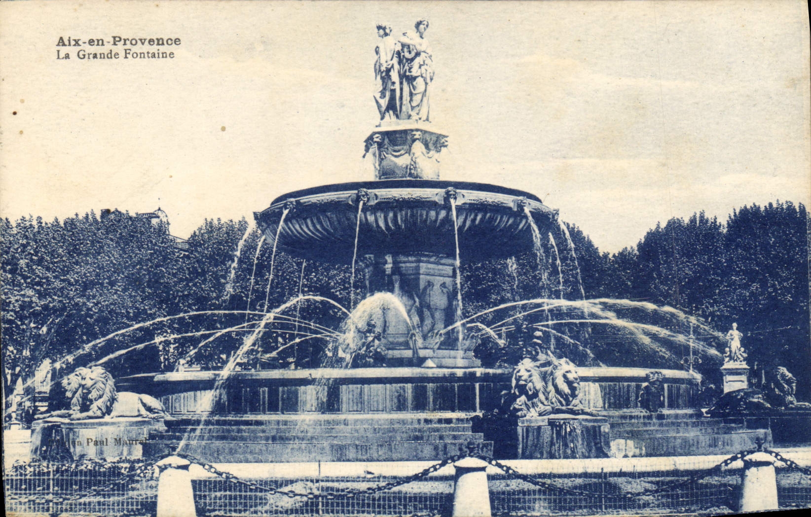 Aix-en-Provence — La Grande Fontaine — Paul Maurin