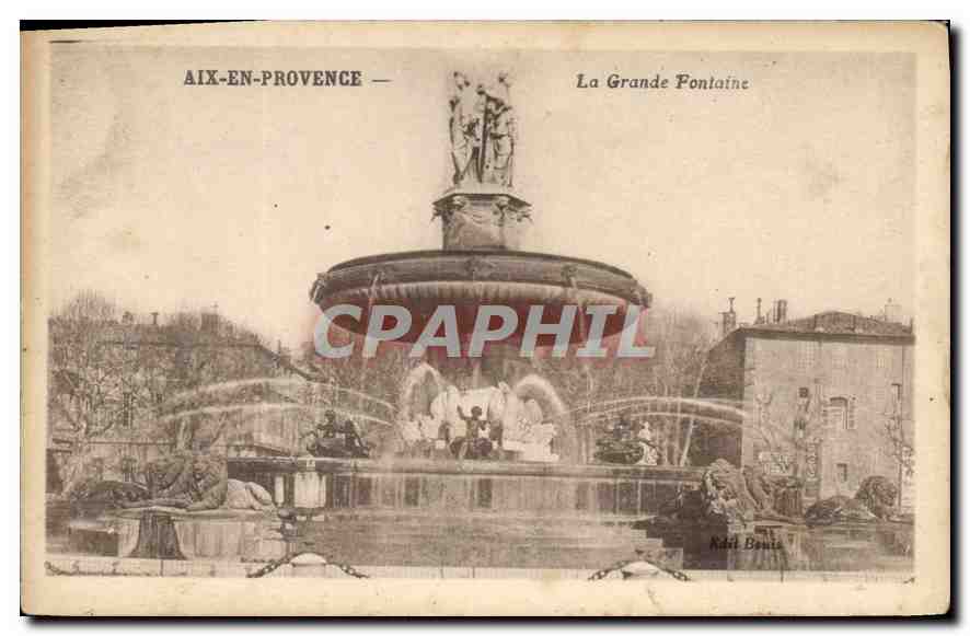 Aix-en-Provence — La Grande Fontaine — éditeur Néel Bonne