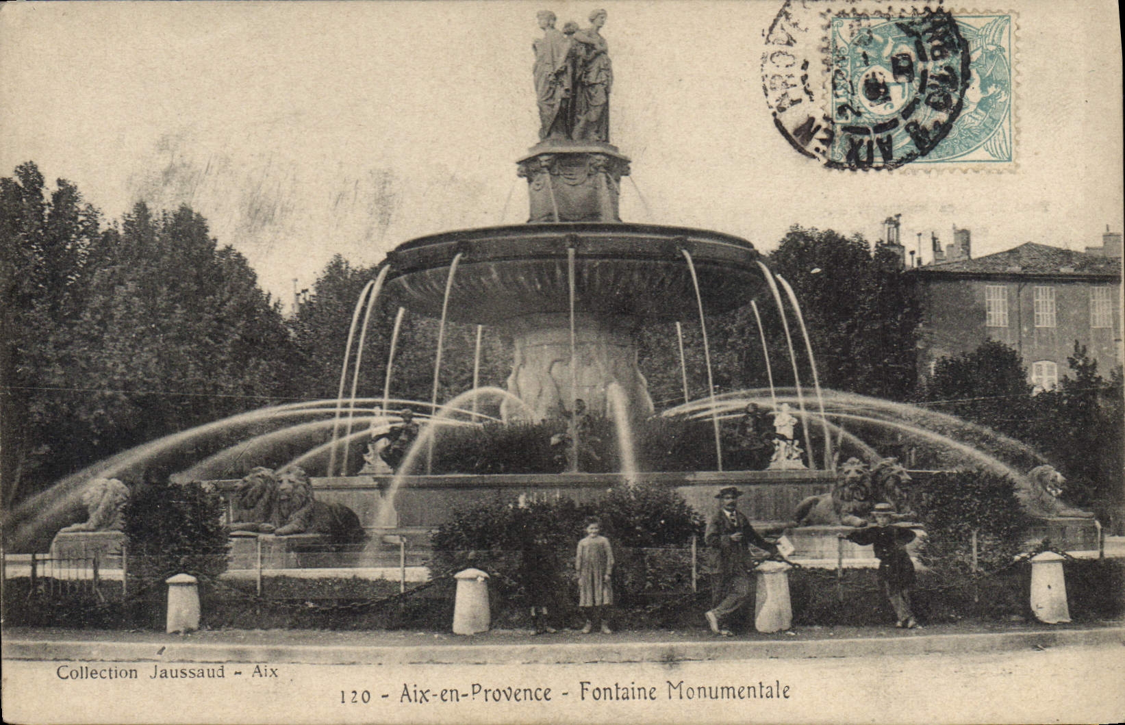 Aix-en-Provence — Fontaine Monumentale — Collection Jaussaud, n°120