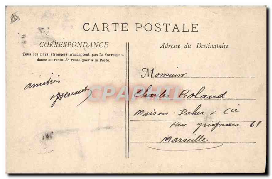 Aix-en-Provence — Fontaine Monumentale — Collection Jaussaud, n°120 — Verso