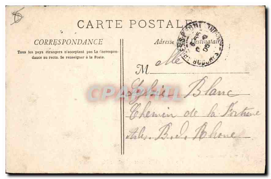 Aix-en-Provence — Monumentale Fontäne — Sammlung Jhaussaud, n°120 — Rückseite
