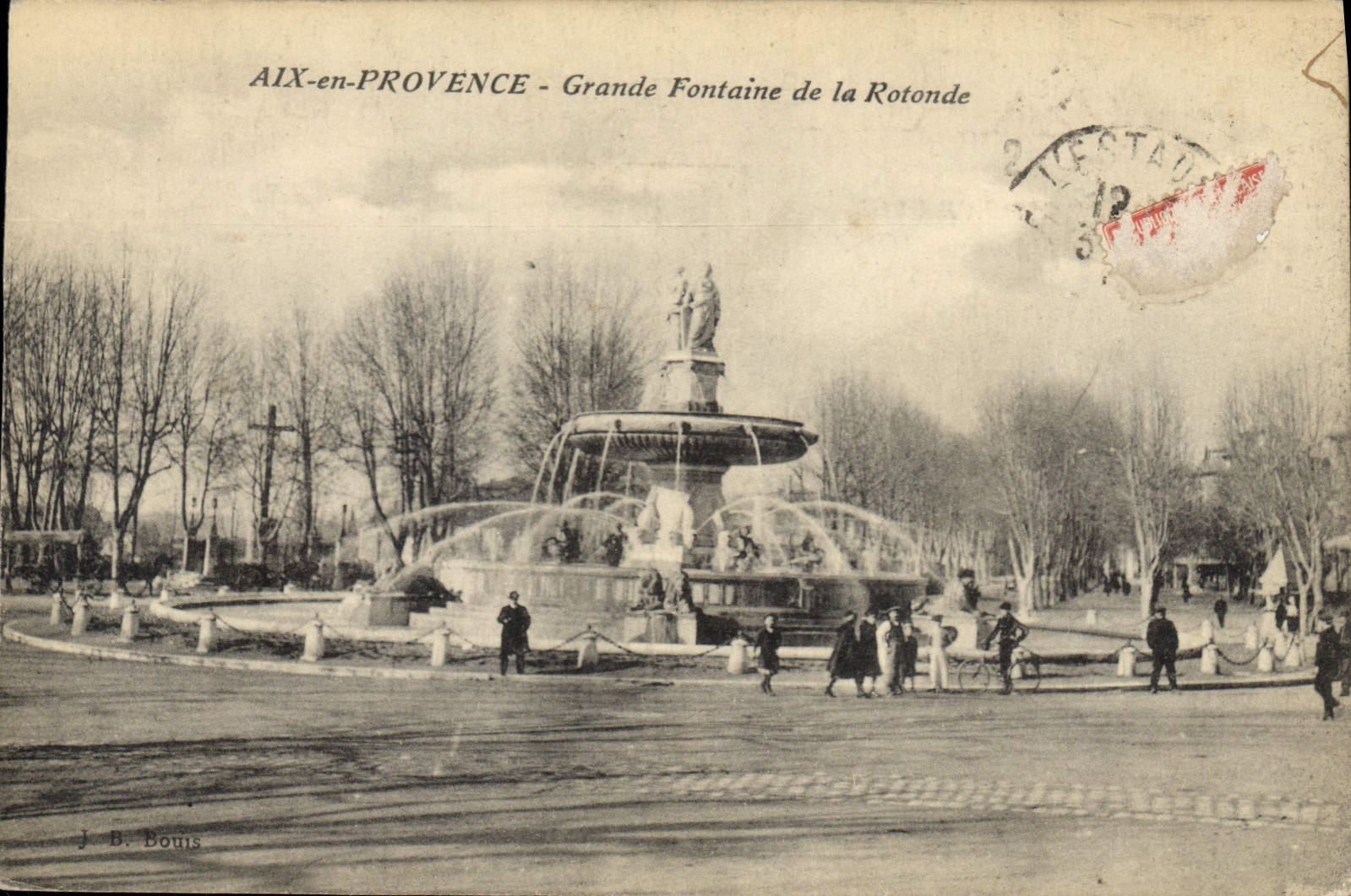 AIX-en-PROVENCE - Grande Fontaine de la Rotonde — J. B. Bouis