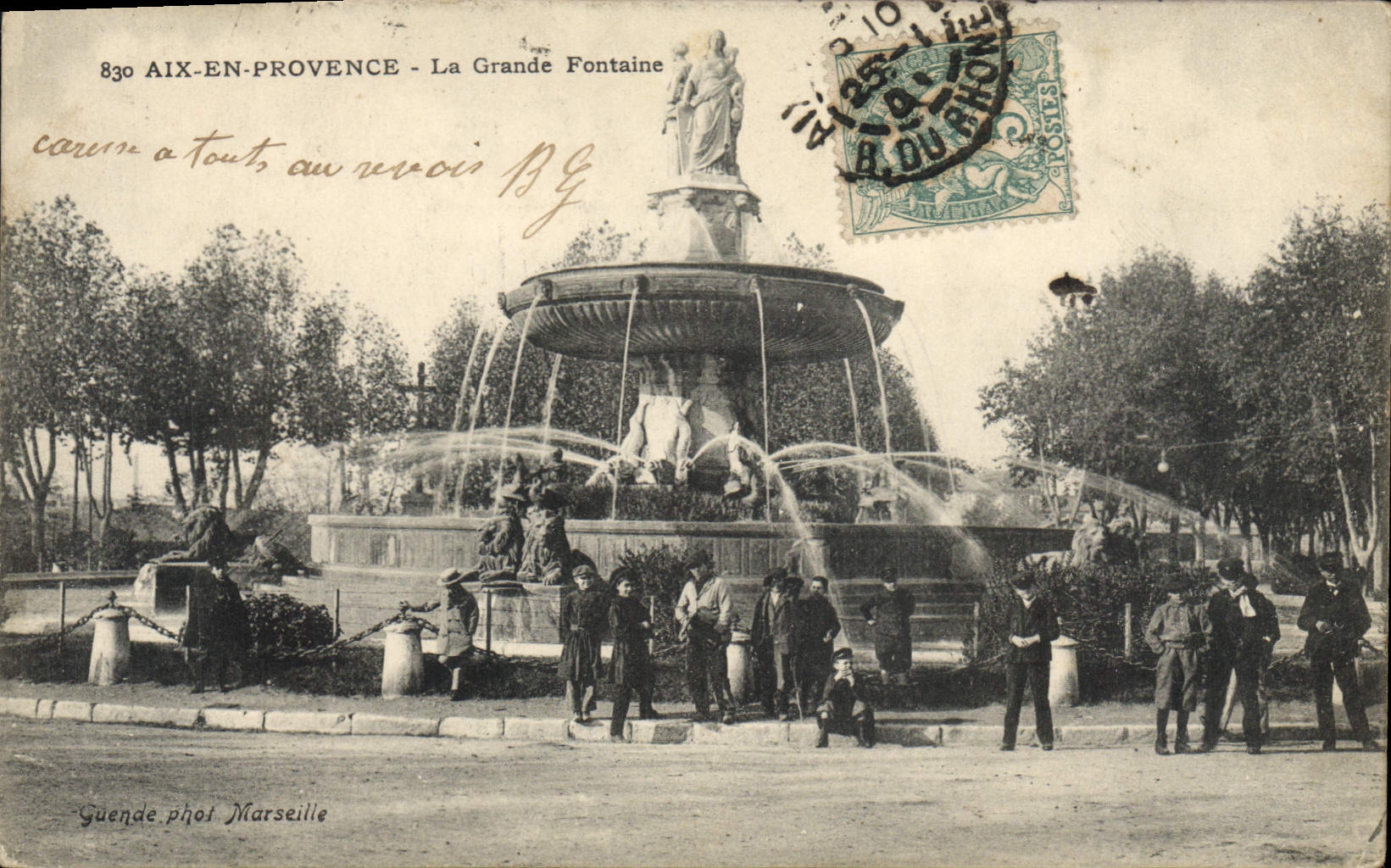 Aix-en-Provence - Die Große Fontaine — Guende phot Marseille, n°830