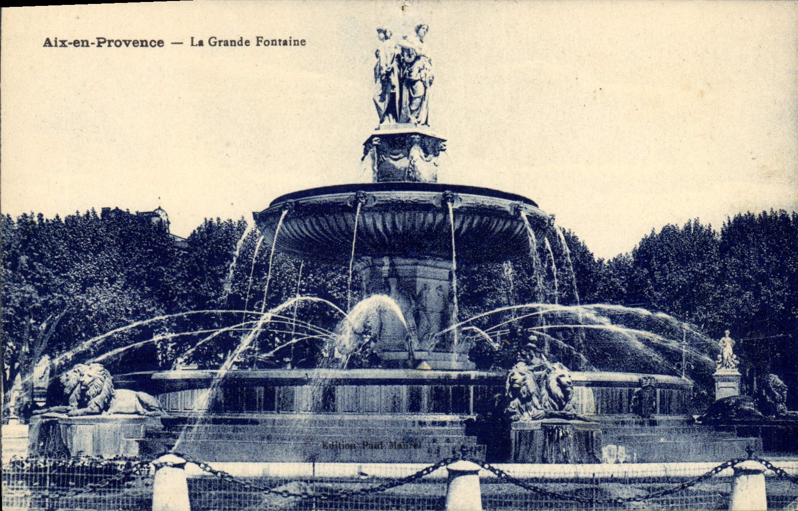 CPA Aix en Provence La Grande Fontaine 