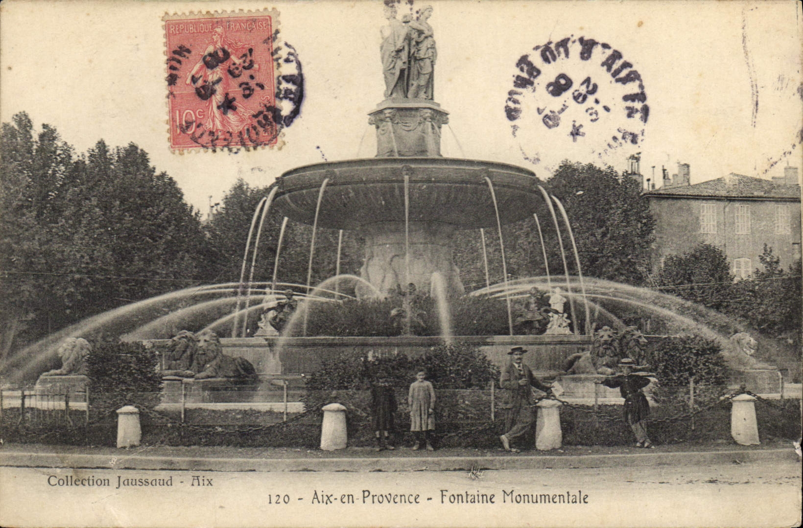 Aix-en-Provence — Fontaine Monumentale — Collection Jaussaud n°120