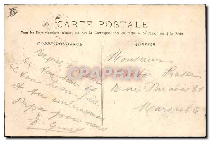 Aix-en-Provence — Fontaine Monumentale — Collection Jaussaud n°120 — Verso