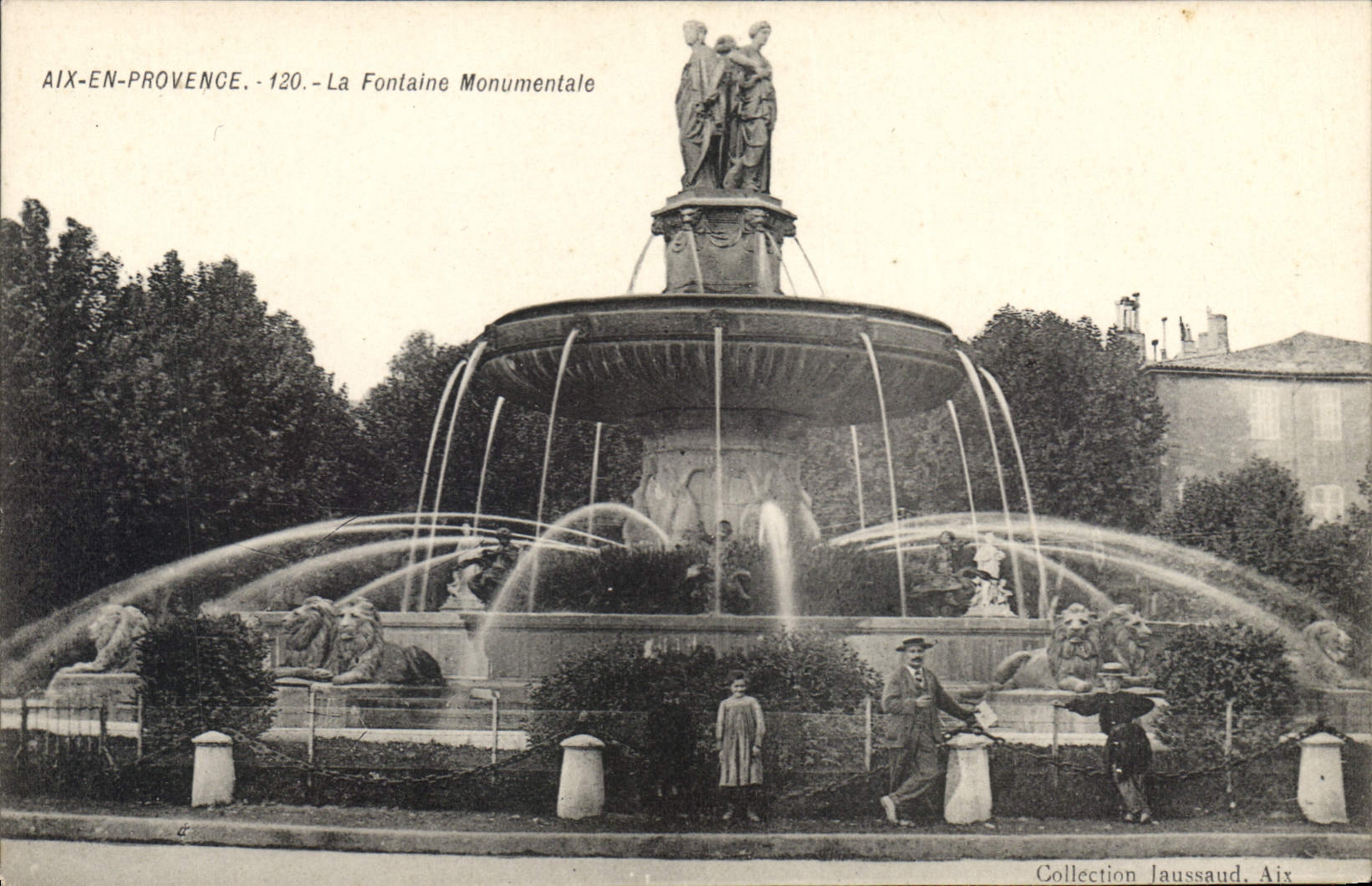 Aix-en-Provence — La Fontaine Monumentale — Collection Laussaud, Aix
