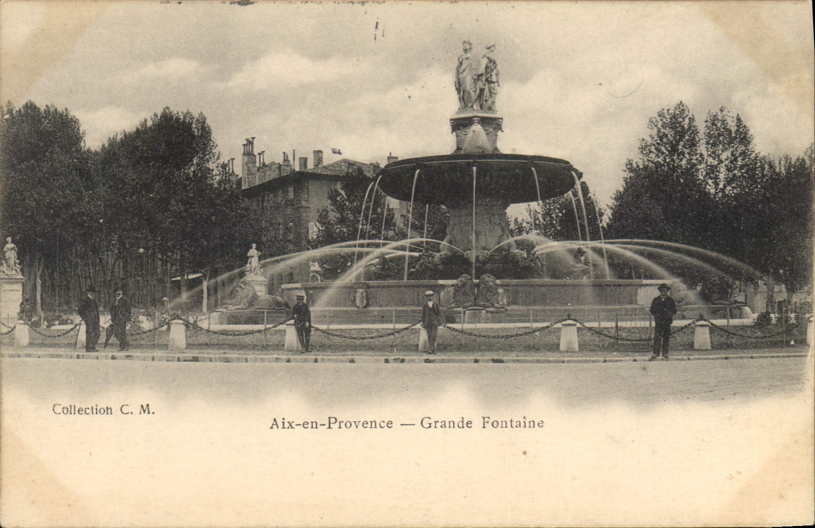 Aix-en-Provence — Grande Fontaine — Collection C. M.