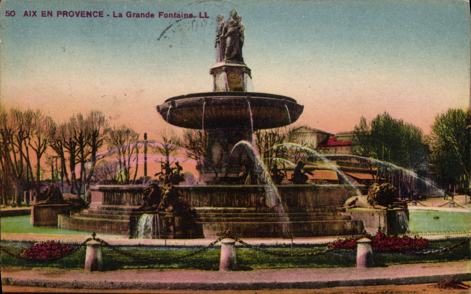 CPA Aix en Provence La Grande Fontaine 