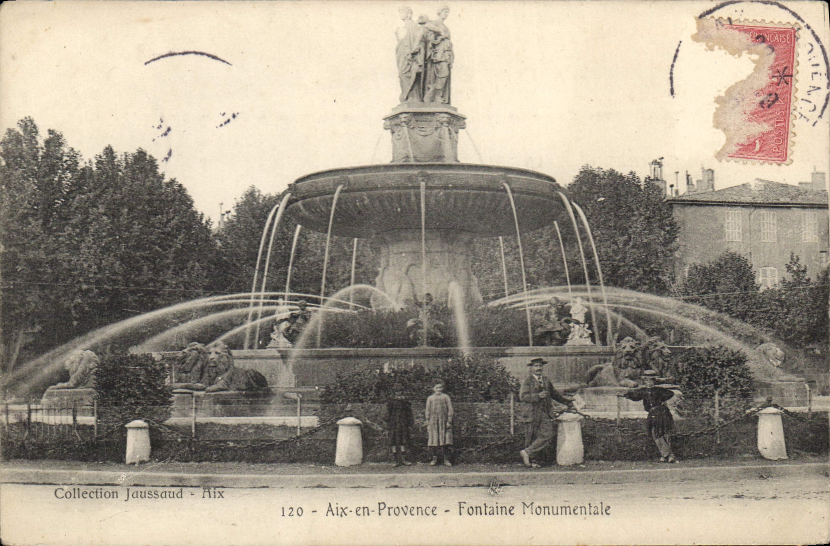Aix-en-Provence — Fontaine Monumentale — Collection Jaussaud, n°120