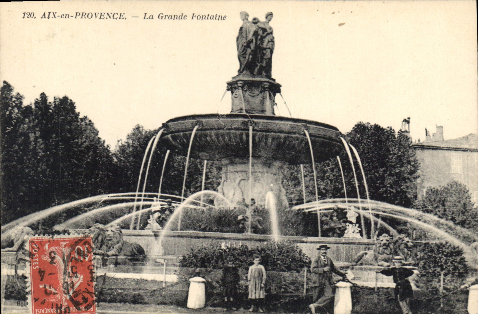 AIX-en-PROVENCE — La Grande Fontaine — Édition Poste Française n°120