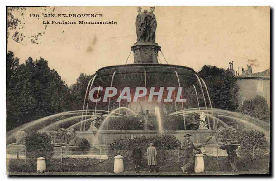 Aix-en-Provence — Die Monumentale Fontäne — Sammlung J. L. P. (n°120)