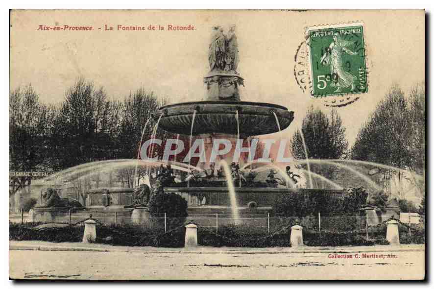 Aix-en-Provence - La Fontaine de la Rotonde — Verlag: Ed. Garage Central