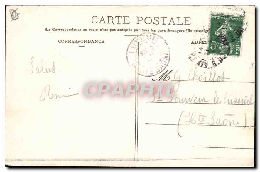 Aix-en-Provence — Die Monumentale Fontäne — Sammlung Jaussaud, n°120 — Rückseite