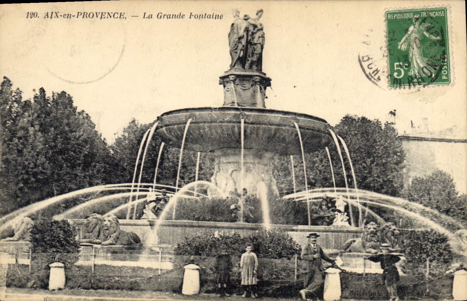 AIX-en-PROVENCE — La Grande Fontaine — unbekannter Verlag, Nr. 120