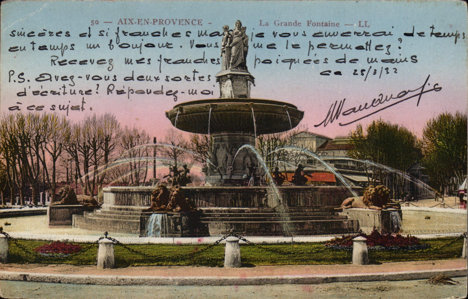 Aix-en-Provence — La Grande Fontaine — LL, Nr. 50