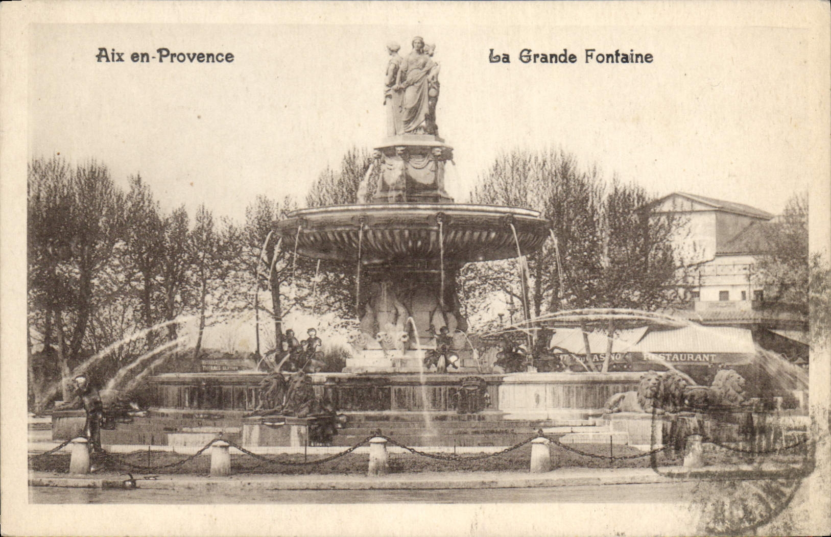 Aix-en-Provence — La Grande Fontaine — éditeur non identifié