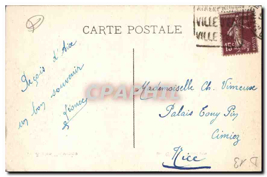 Aix-en-Provence — La Grande Fontaine — éditeur non identifié — Verso