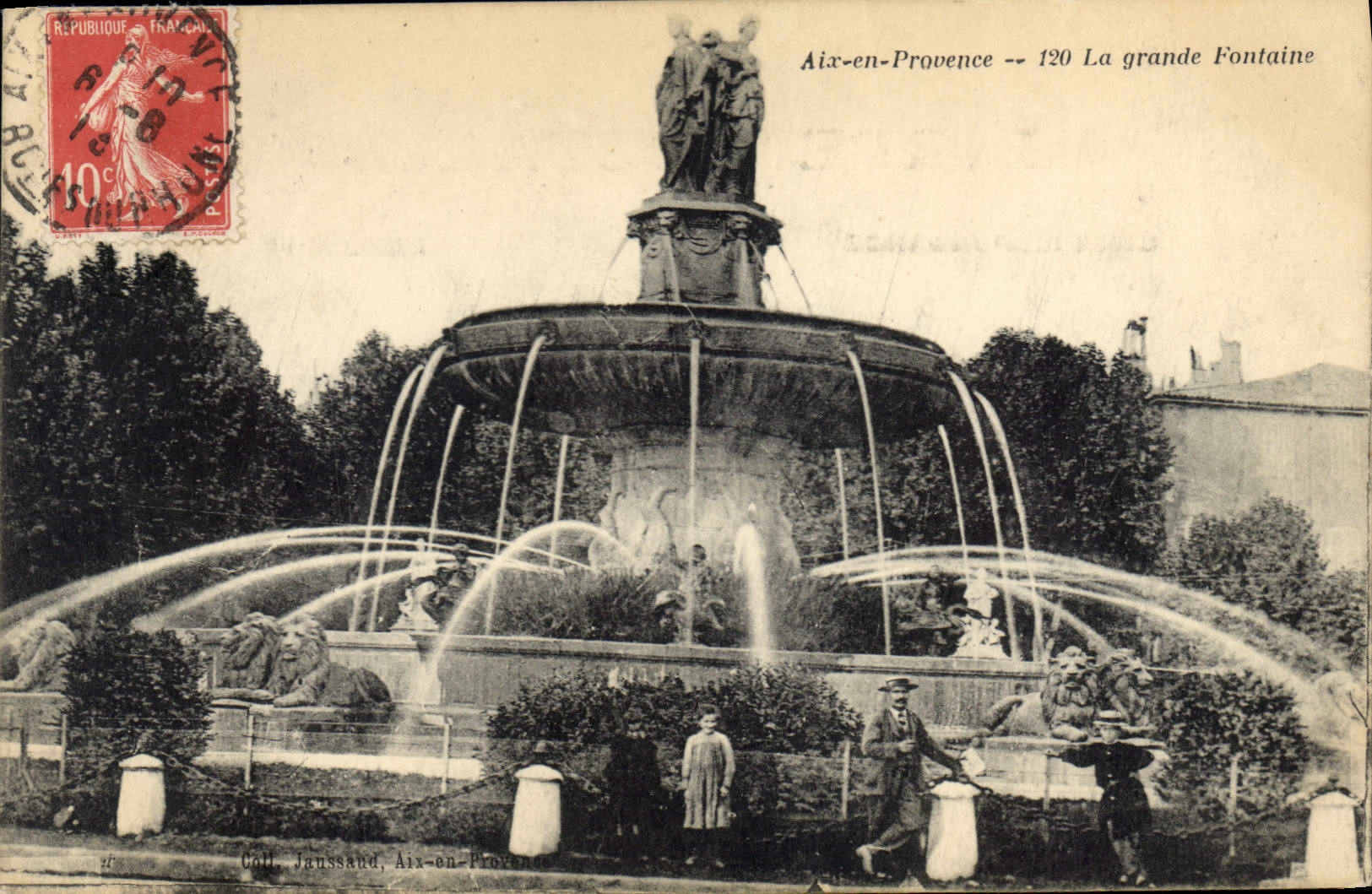 Aix-en-Provence -- 120 Die große Fontaine — Jaussaud, Aix-en-Provence