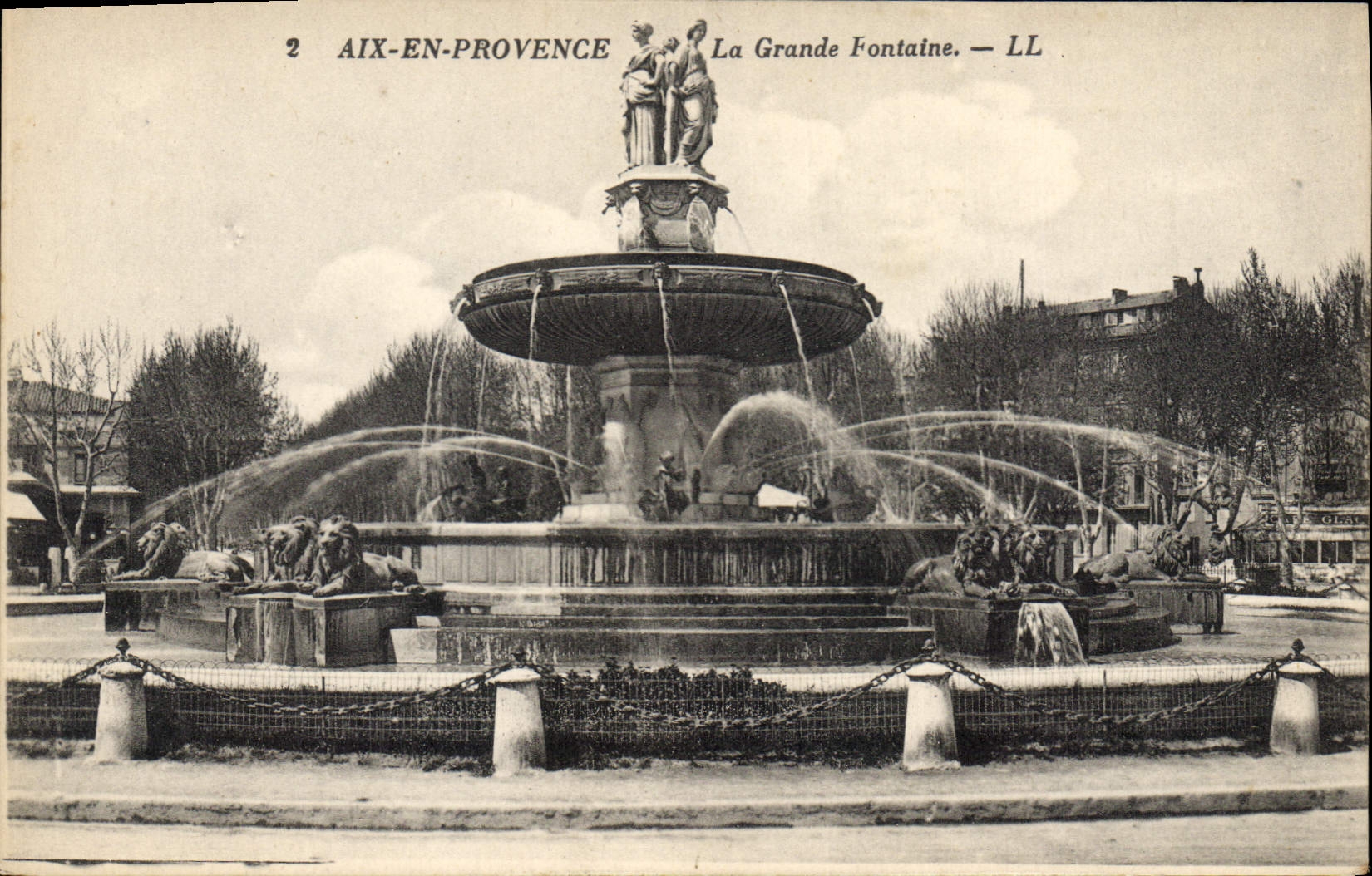 Aix-en-Provence — La Grande Fontaine — LL