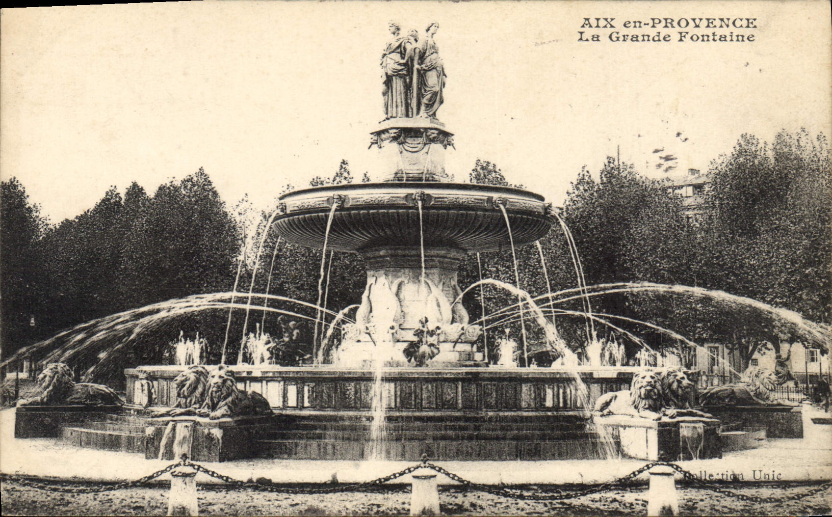 Aix-en-Provence — La Grande Fontaine — Collection Unique