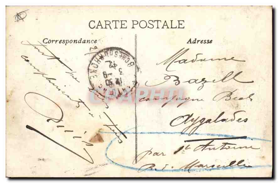 AIX en PROVENCE — La Grande Fontaine — J. B. Bonis, édit. — Reverso