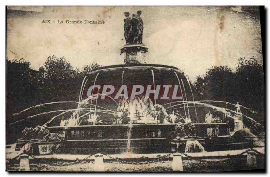 Aix - La Grande Fontaine — éditeur non visible