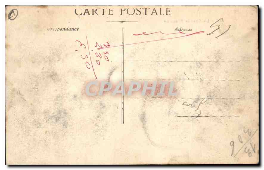 Aix - La Grande Fontaine — éditeur non visible — Verso