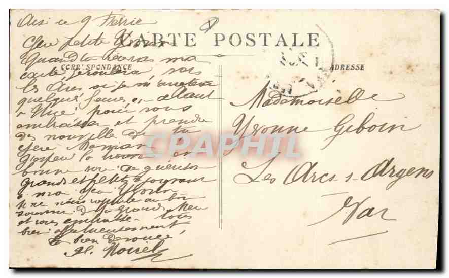 Aix-en-Provence — Fontaine de la Rotonde — Collection C. Martinet — Rückseite