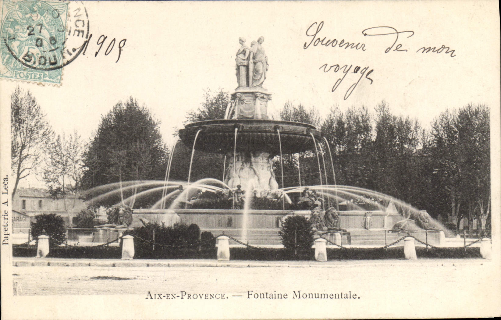 Aix-en-Provence — Fontaine Monumentale — Payret & Leca