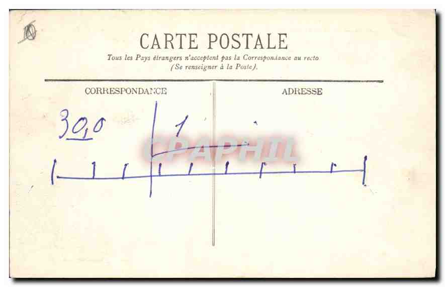 Aix-en-Provence — La Fontaine de la Rotonde — Coll. C. Martinet, Aix — Verso