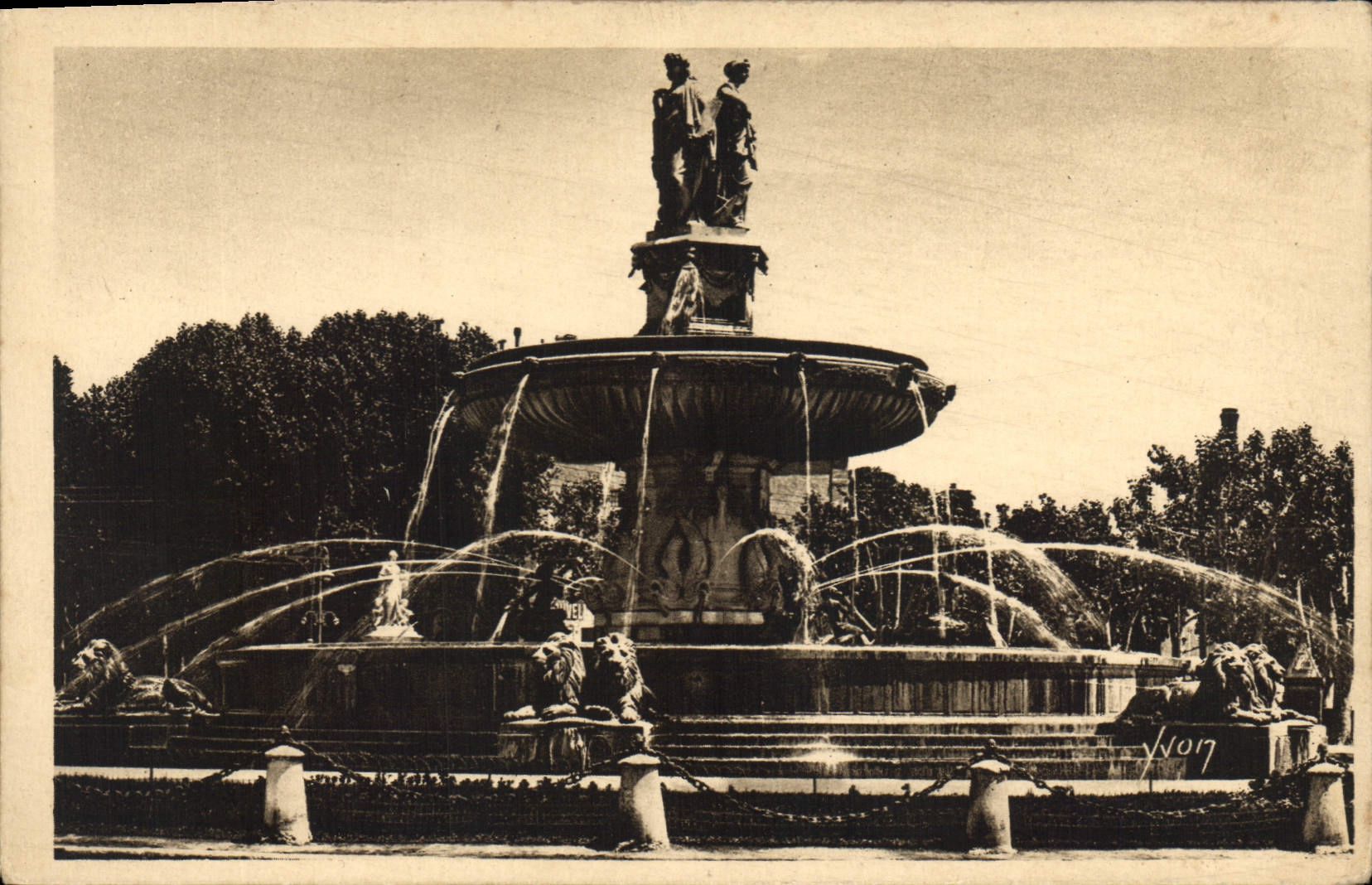 La Grande Fontaine — Aix-en-Provence — Éditions d'Art YVON