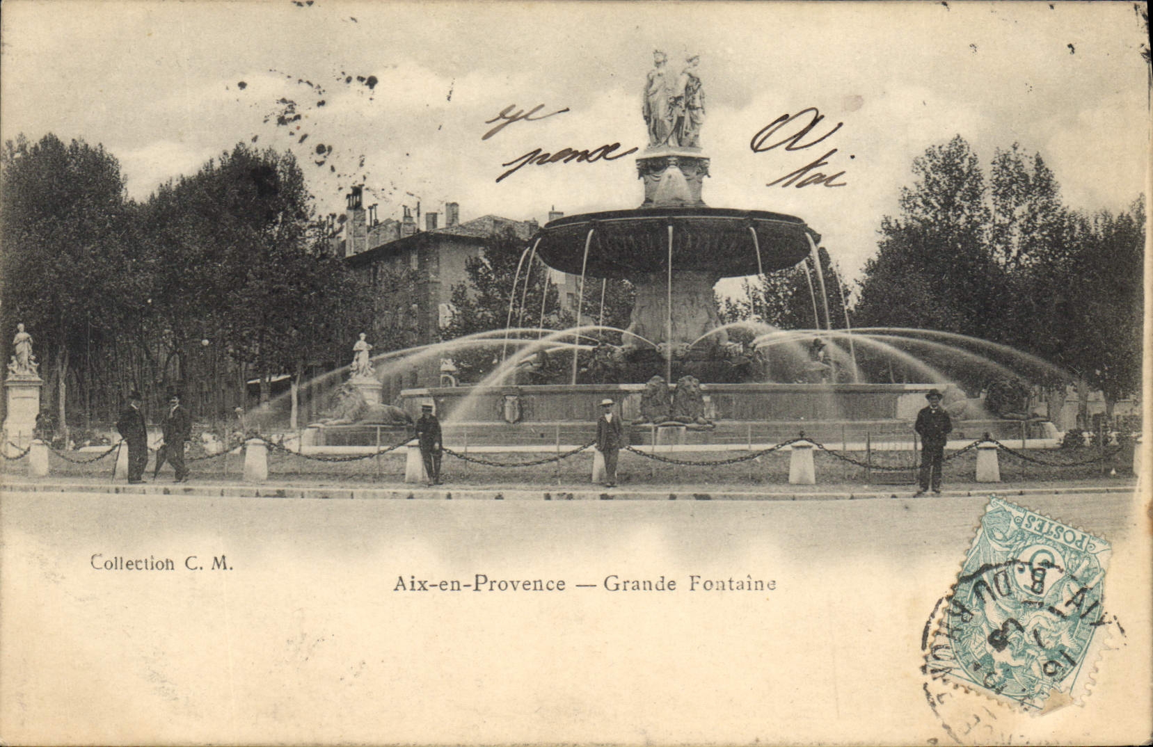 Aix-en-Provence — Grande Fontaine — Collection C.M.