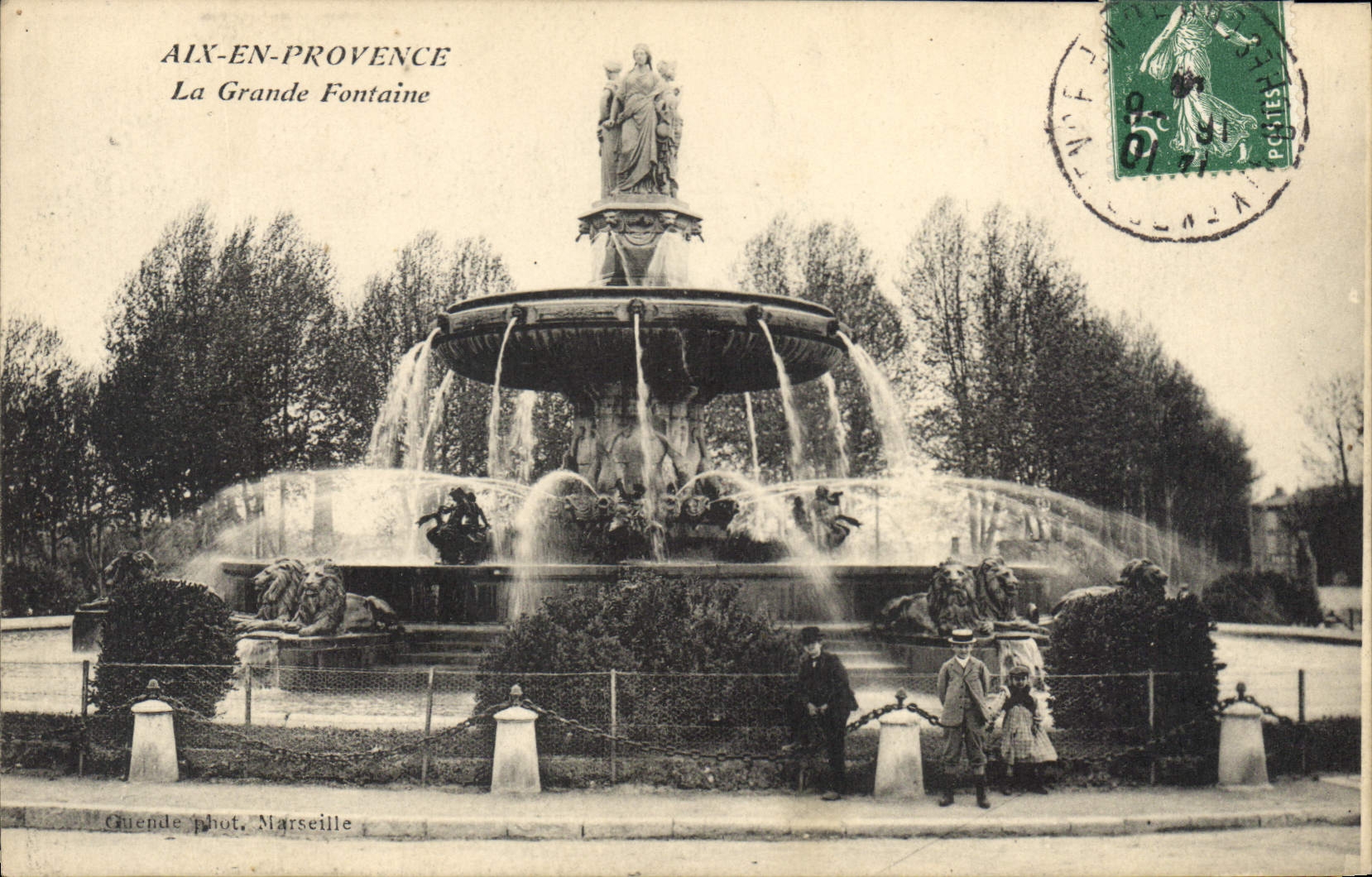 Aix-en-Provence — La Grande Fontaine — Guindé Phot. Marseille