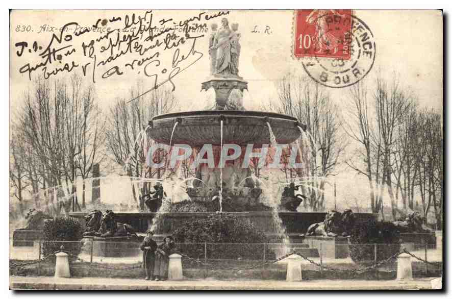 Aix-en-Provence — La Fontaine Fortunée — L.R. n°830